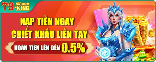 Khuyến mãi nạp tiền chiết khấu 0.5%